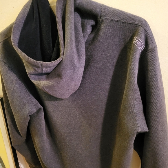 And1 Zip-up Hoodie Y2K Men's XL dark gray weathered - Picture 6 of 8